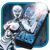 Robot Launcher Tech Fembot Theme icon