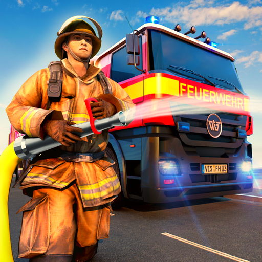 Firefighter Truck Rescue Games icon