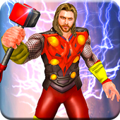 Hammer Superhero Robot Transform Futuristic War icon