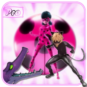 Jump Ladybug Chibi Ninja hero icon