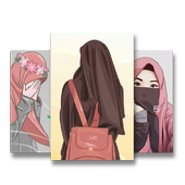 Cartoon Muslimah : Wallpaper and DP icon