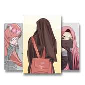Cartoon Muslimah : Wallpaper and DP on 9Apps