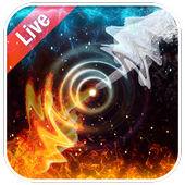 Live Wallpaper Background Ice and Fire icon