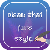 Clean Thai Fonts Style icon