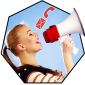 اسم المتصل - رسالة رئيس مجانية أيقونة