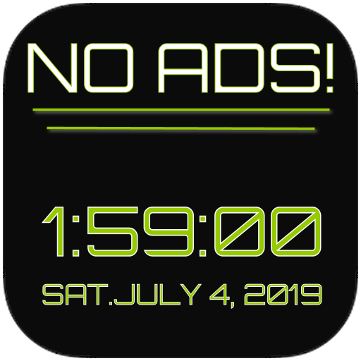 Large Digital Clock icon