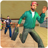 Supermarket Criminal Robbery icon