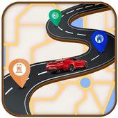 ikon Navigasi &amp; Arah GPS