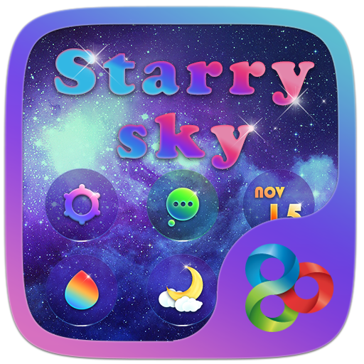 Starry Sky Go Launcher Theme icon