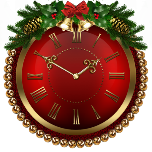 Merry Christmas Clock Widget icon