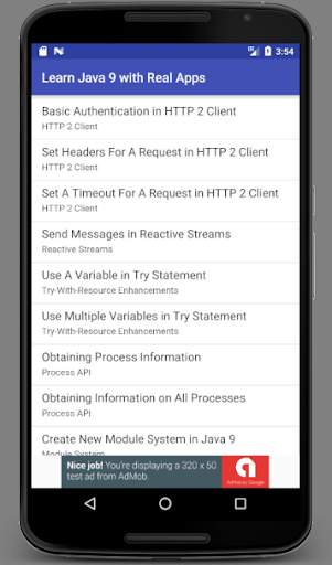 Learn Java 9 With Real Apps स्क्रीनशॉट 3