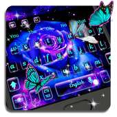 Rose Burtterfly Keyboard on 9Apps