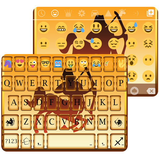 Sagittarius Emoji Keyboard Wallpaper icon