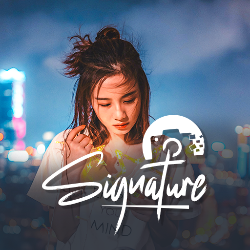 Create, Add Signature on Photo icon