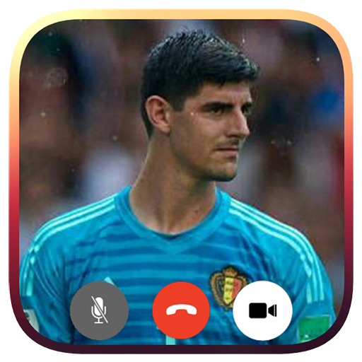 Call Courtois Fake Video Call icon