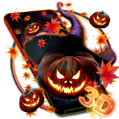 Scary Pumpkin Night Gravity Theme أيقونة