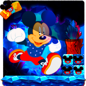 mickey run mouse in the jungle adventures icon