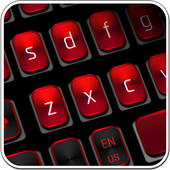 New Black Red Keyboard icon