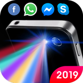 Brightest Color Flashlight: Flash Alert, LED light icon