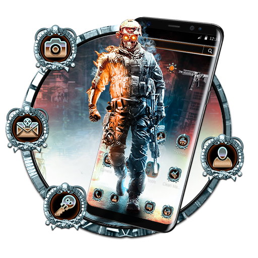 City Flame Metalic Duty Ghost Theme icon