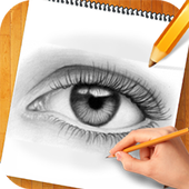 how to draw eyes icon