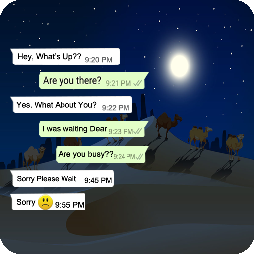 Dark Chat Screen Themes – Night Chat Wallpapers icon
