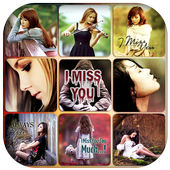 Miss You Photo Editor icon