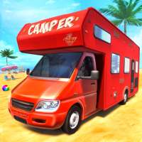 Real Camper Van Driving Simulator - Beach Resort on 9Apps