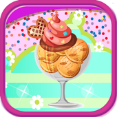 Fruit ice cream girls games icon