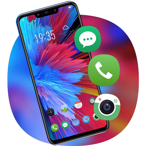 Colorful Radiation redmi note 7s theme icon