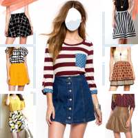 Women Short Skirt Photo Suit on 9Apps