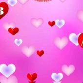 Love Hearts Free Live Wallaper icon