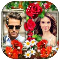 Flower Dual Photo Frames App