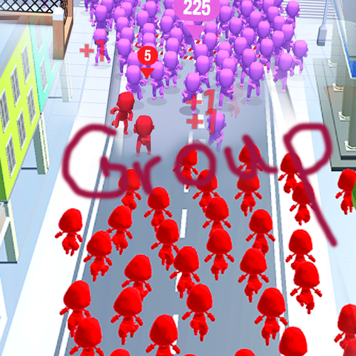 Crowd Group Follow City icon