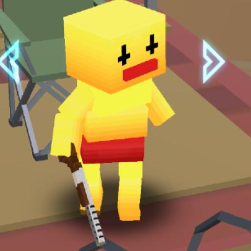 Battle Royale: Cube Shooter City Multiplayer icon