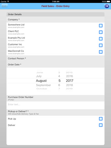 Tap-to Mobile Forms screenshot 7