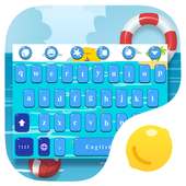 Summer beach-Lemon Keyboard on 9Apps
