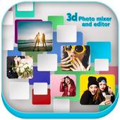 photo mixer and photo editor icon