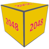 2048 Cube 3D icon