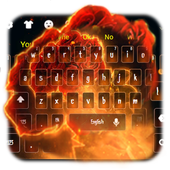 Fire Rose Keyboard icon