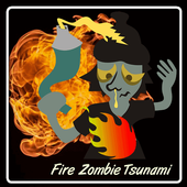 Fire Zombie Tsunami icon