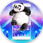 🐼🐼🐼Kongfu Cute Panda Theme icon