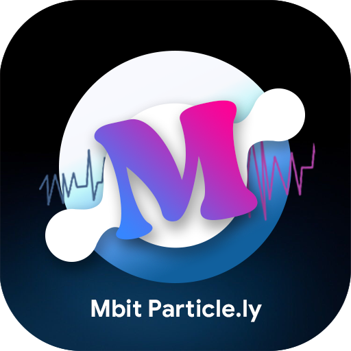 MBit Music Particle.ly Video Status Maker &amp; Editor icon
