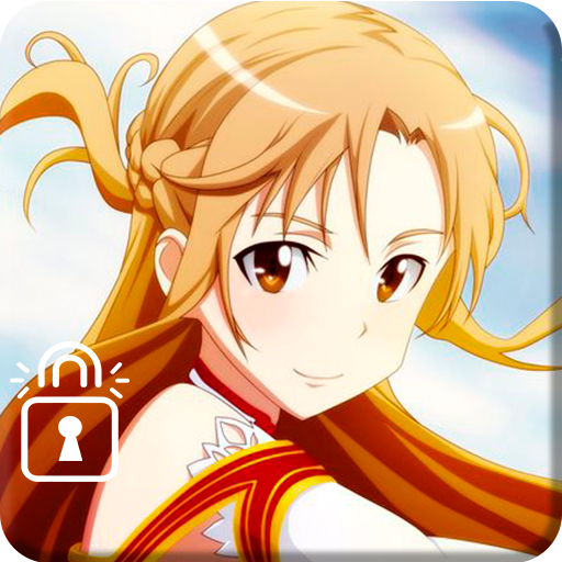 Anime Otaku Cute Asuna Wallpapers Screen Lock icon