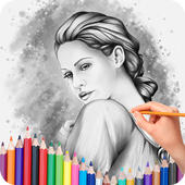 Color Pencil Sketch Pic Editor icon
