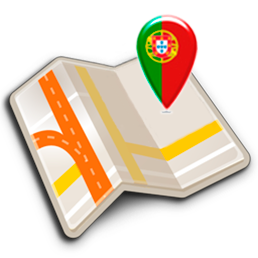 Map of Portugal offline icon