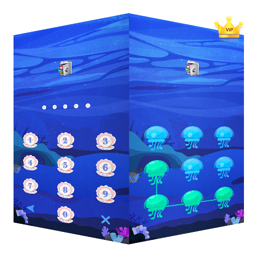AppLock Live Theme Sea – Paid Theme icon