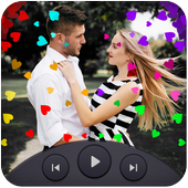 Heart Photos to Video Maker - Love Video Editor icon