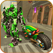 Flying Bike Robot Transformation Guerre Epiche icon