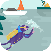 Angry Sharks Fishing Game icon